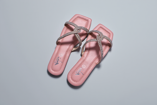 Rose Mauve-Summer Outdoor Flat Sandals